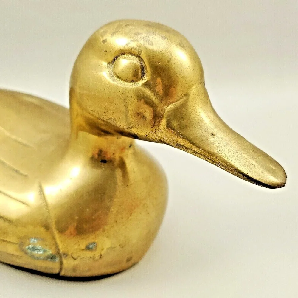 Brass Duck Decoy Paperweight Bookend Hollow Figurine Price Products 10